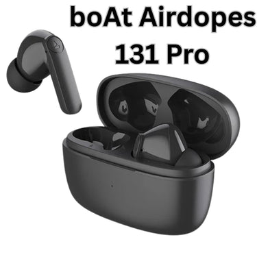 boAt Airdopes 131 Pro – 45Hrs Playtime, 11mm Drivers, Quad Mics with ENx, ASAP™ Fast Charging, Bluetooth TWS Earbuds with Mic